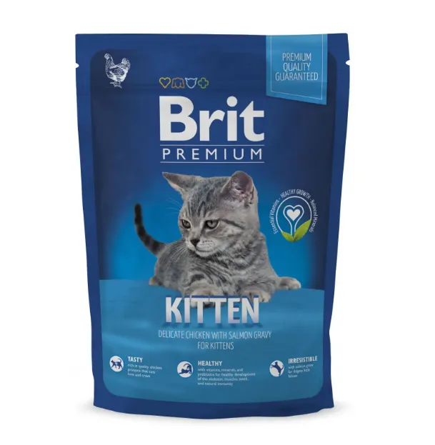 Brit Premium Cat Kitten сухий корм для кошенят 800g