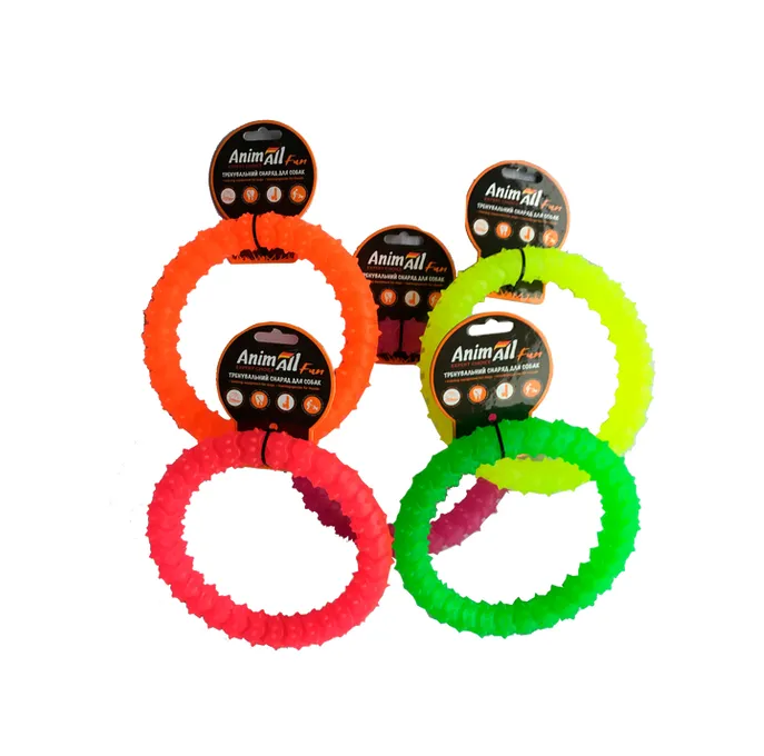 AnimAll Fun 88156 "Кільце з шипами" 20 см ЖОВТЕ