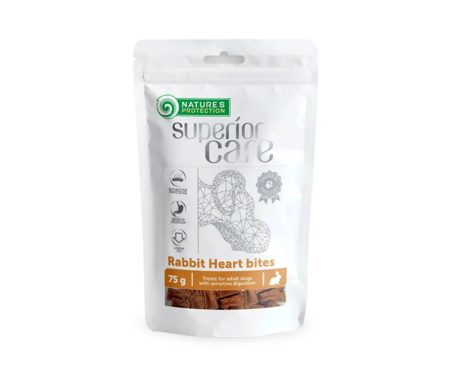 Nature's Protection Snack Сердечка з кролика для собак 75г