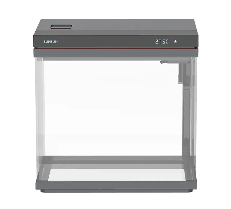 SunSun Акваріум "ZHE-300" 13л 300*200*330мм led 5W APJ-230G сірий