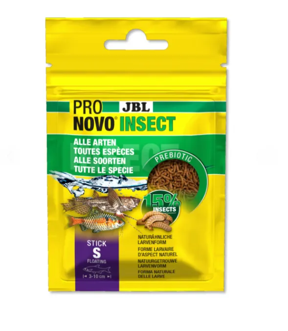 JBL Корм для риб ProNovo Insect Stick S 20мл 3130000