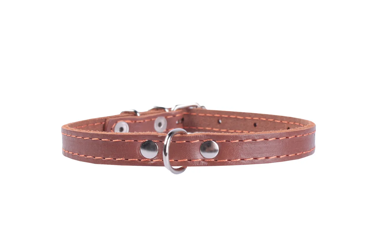 CoLLaR нашийник одинарний (коричневий), W 14 мм, L 27-35 см