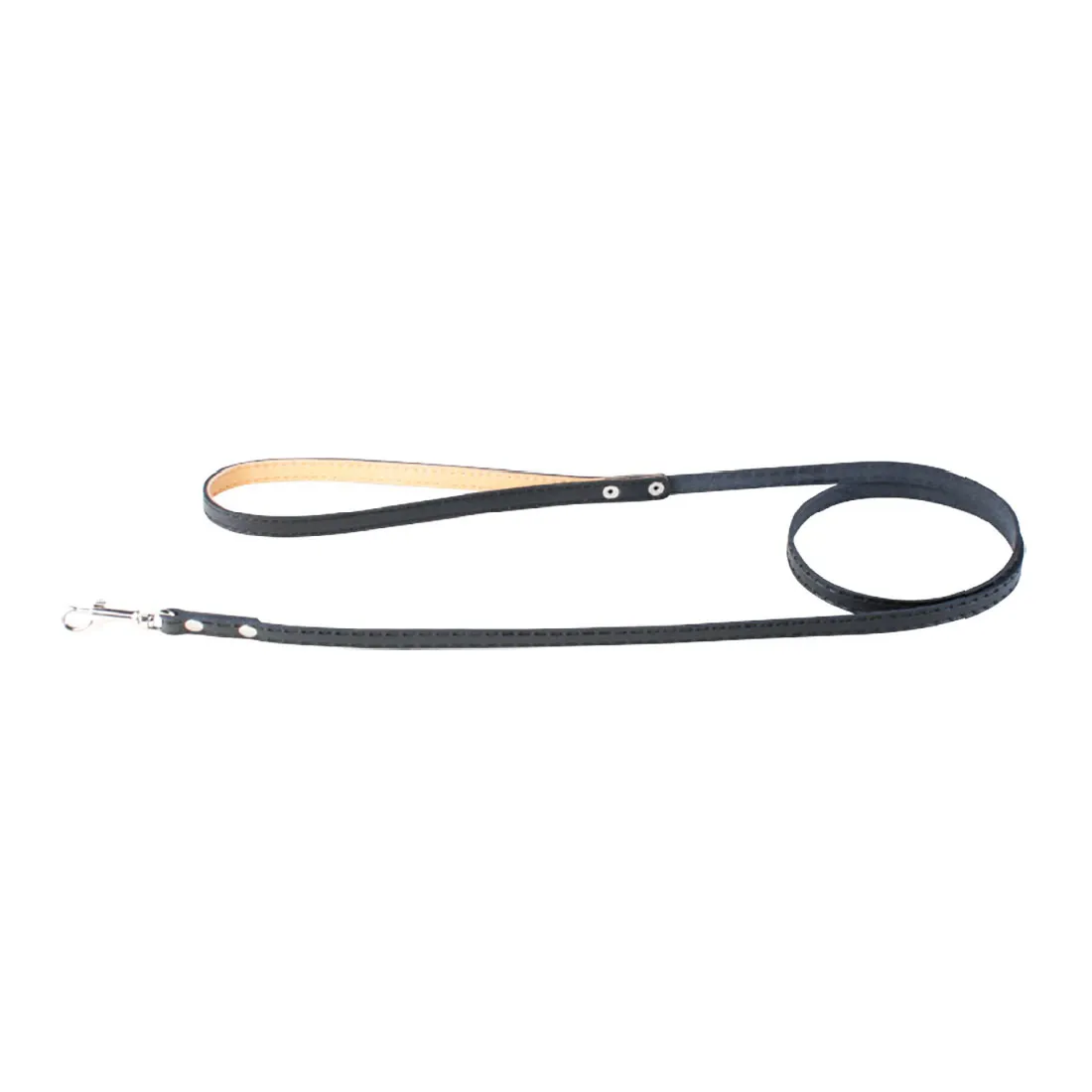 CoLLaR повідець одинарний непрошитий (чорний), W 12 мм, L 122 см
