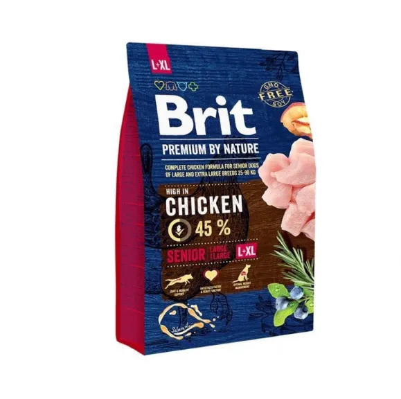 Brit Premium Dog Senior L/XL (похилий вік, курка) 1кг 170829