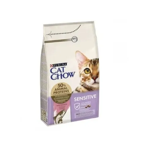 СаtChow Sensetive Лосось 1кг 