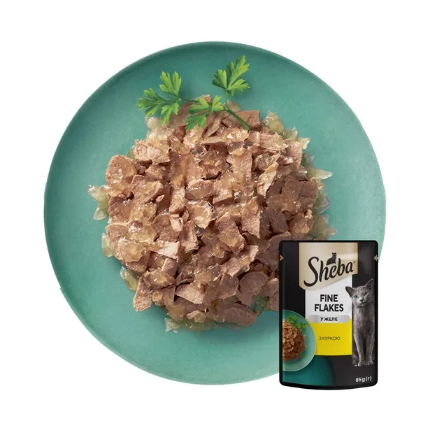Sheba POU з куркою в желе 85г
