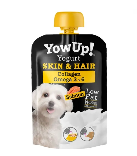 Йогурт для собак Yow Up! Skin & Hair Dog Salmon 115г