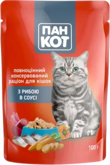 Пан-Кіт пауч для котів (риба), 100 г