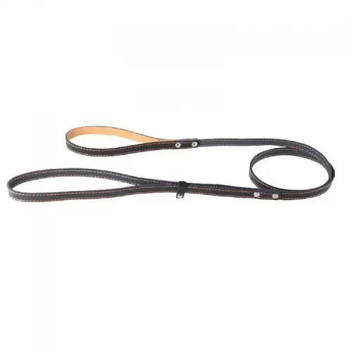 CoLLaR повідець-зашморг з прошивкою (чорний), W 14 мм, L 130 см