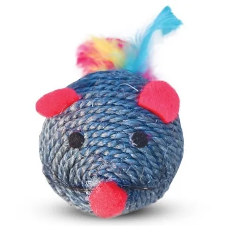 Uni Zoo когтеточка куля-мишка з пером, 6,5 см