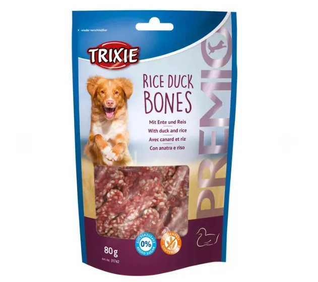 31742 Ласощі для собак Trixie Рremio Rice Duck Bones качка, рис 80г