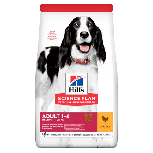 Hill's SP Can Adult Дорослий собака середніх порід (medium) курка, 1кг