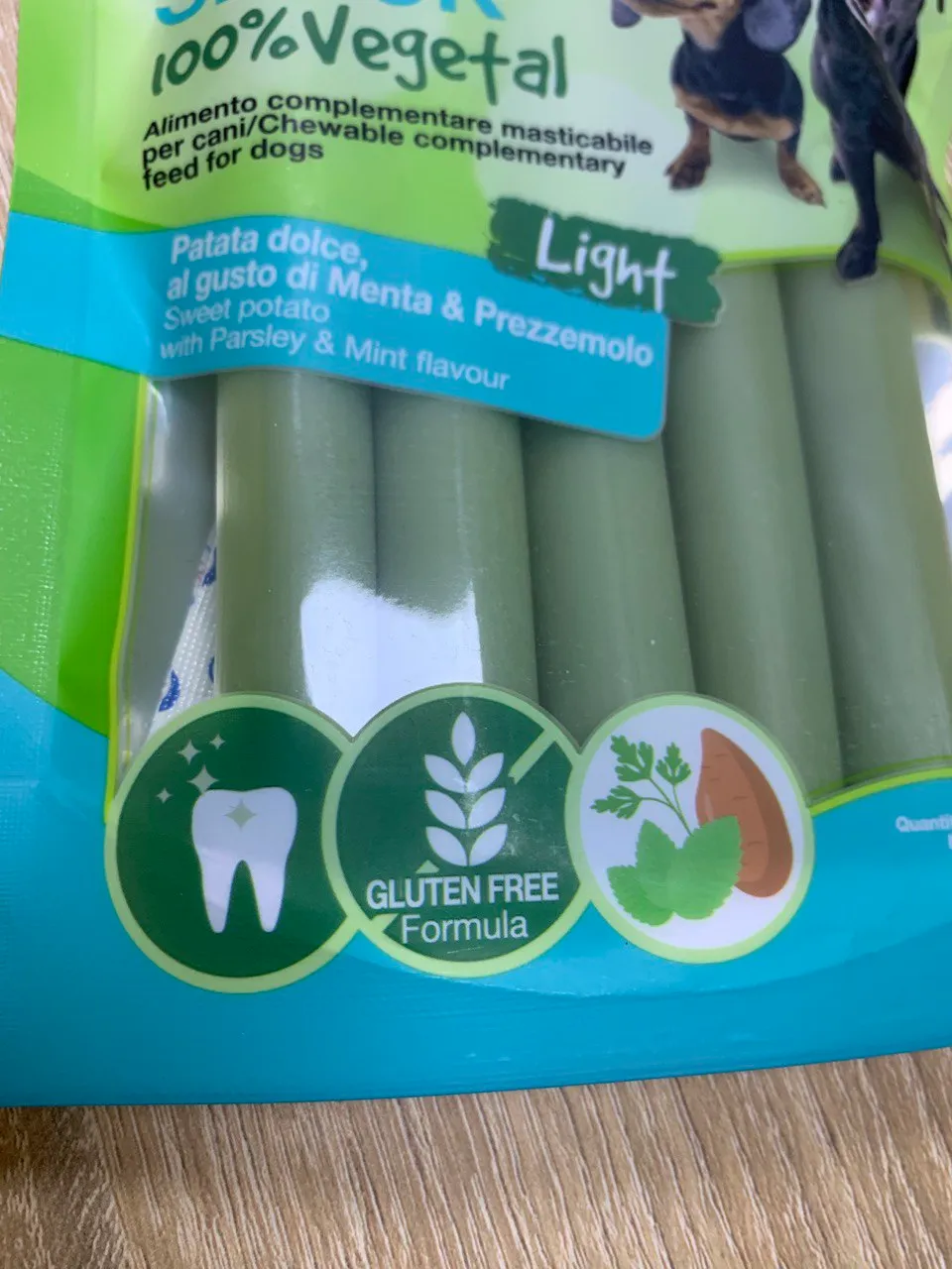 Закуска Camon Bauveg батат+петрушка+м'ята Dental свіжість подиху, 12см, 100г АЕ331