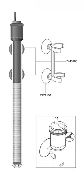 Нагрівач EHEIM thermocontrol 100W