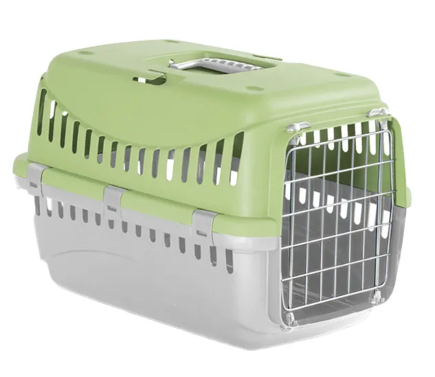 Переноска "Gipsy 1" small Light Green (метал.двер) 46*31*32см