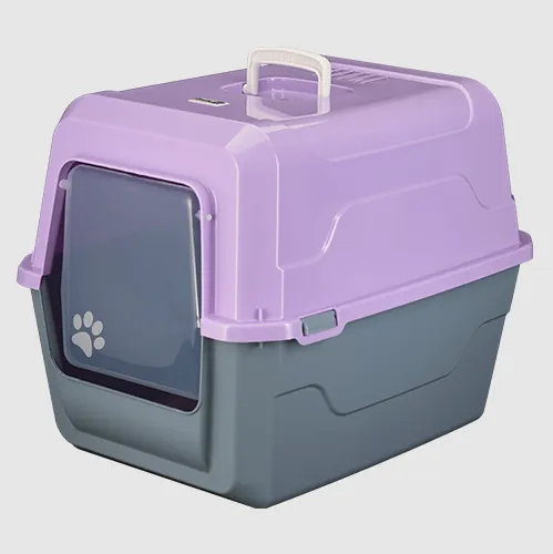 Туалет закритий під наповнювач AnimAll фіолетовий CNR-143 52*37*48см