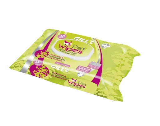 Серветки гігієнічні GILL'S Lemongrass 40шт С6052341