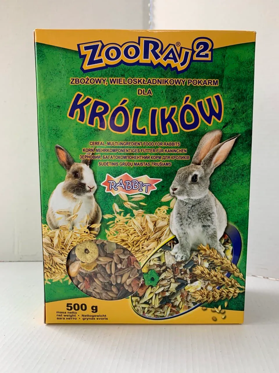Корм Zooraj для кролів 0,5кг