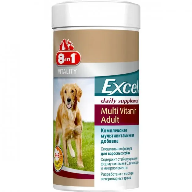 Excel Multi Vitamin Adult для дорослих собак 70таб. 180г