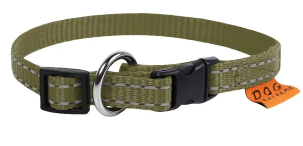 428431 Нашийник Dog Extremе з нейлону регульований Ш 10мм Д 20-30см хакі