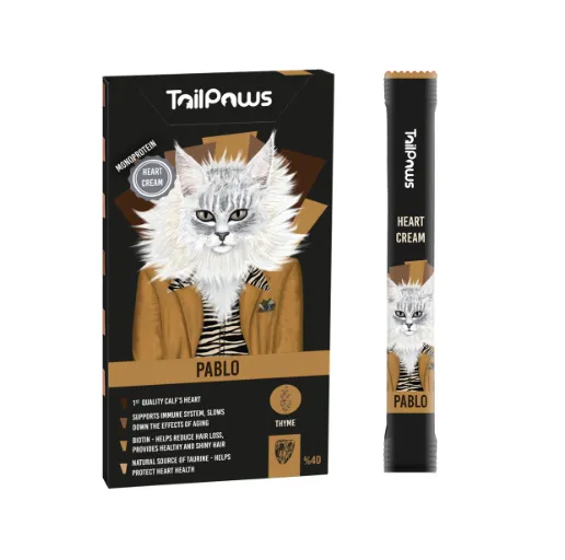 TailPaws Pablo Cat Treat with Heart 15g