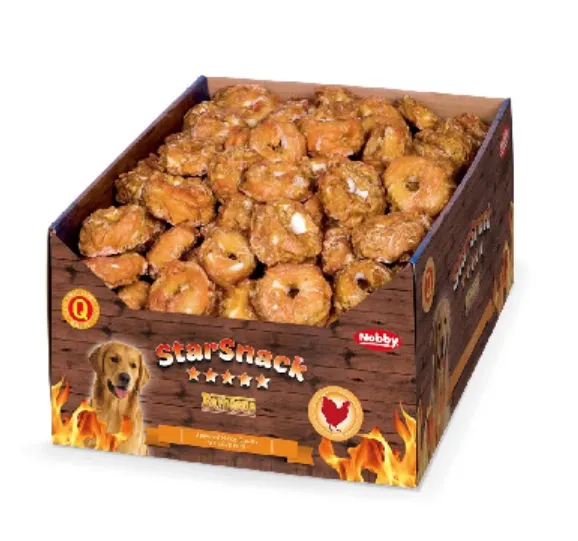 50455 Куряче лакомство "Кільця BBQ" 5см*25г 1кг 29303