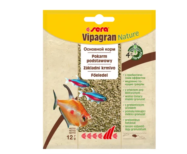 Sera vipagran Nature корм для всіх акв.риб. Гранули 12г