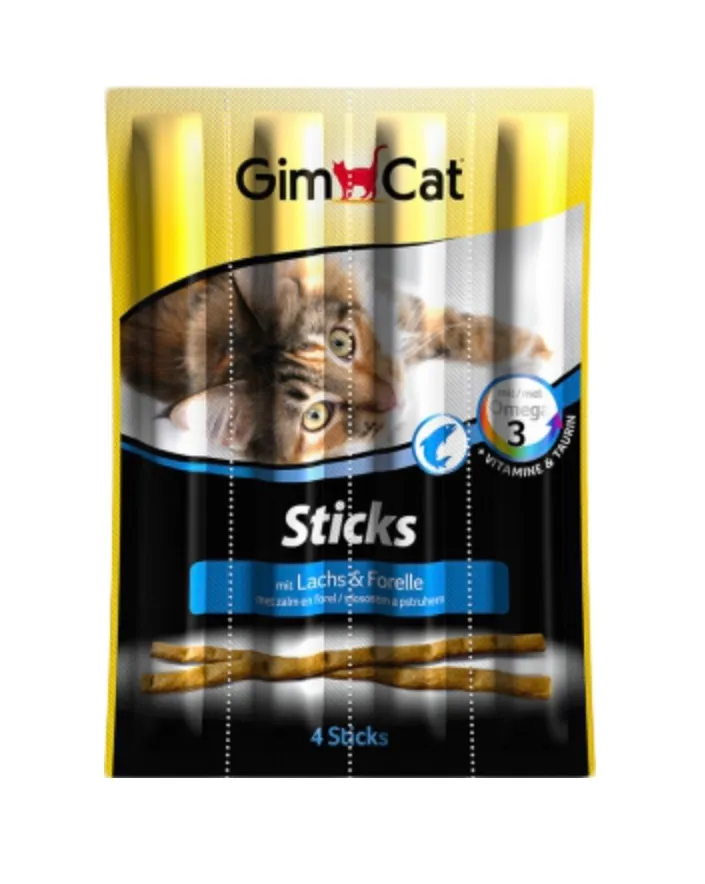 М'ясні палички Gimborn GimCat Лосось і форель 4 шт, №1