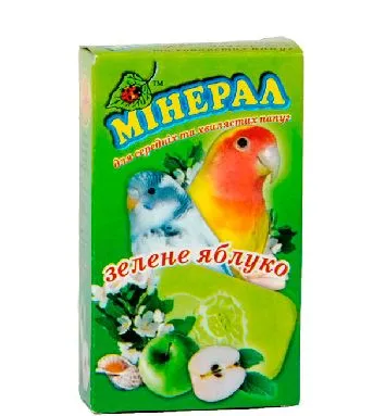 Мінерал для папуг "Зелене яблуко"