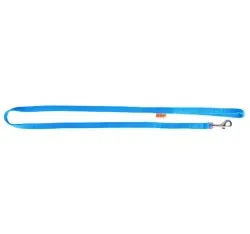 CoLLaR Dog Extreme повідець нейлоновий зі шкірою (синій), W 20 мм, L 150 см
