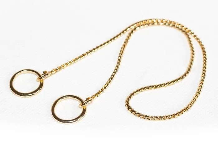 CoLLaR удавка виставкова "Змійка" золото, W 3 мм, L 60 см