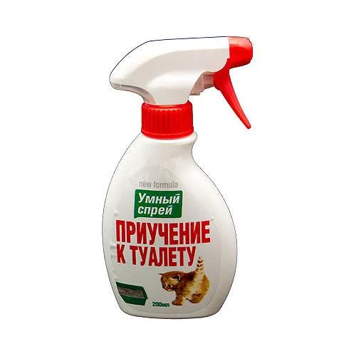 Api-San "Розумний спрей" Привчання до туалету для кішок, 200 мл