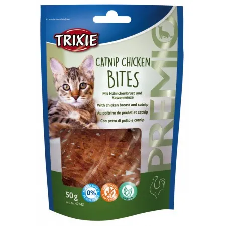 42742 Ласощі для котів Trixie Premio Catnip Chicken Bites курка/котяча м'ята 50г