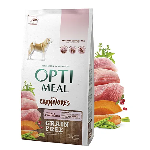 Optimeal для собак беззерновий (індичка&овочі), 1.5 кг