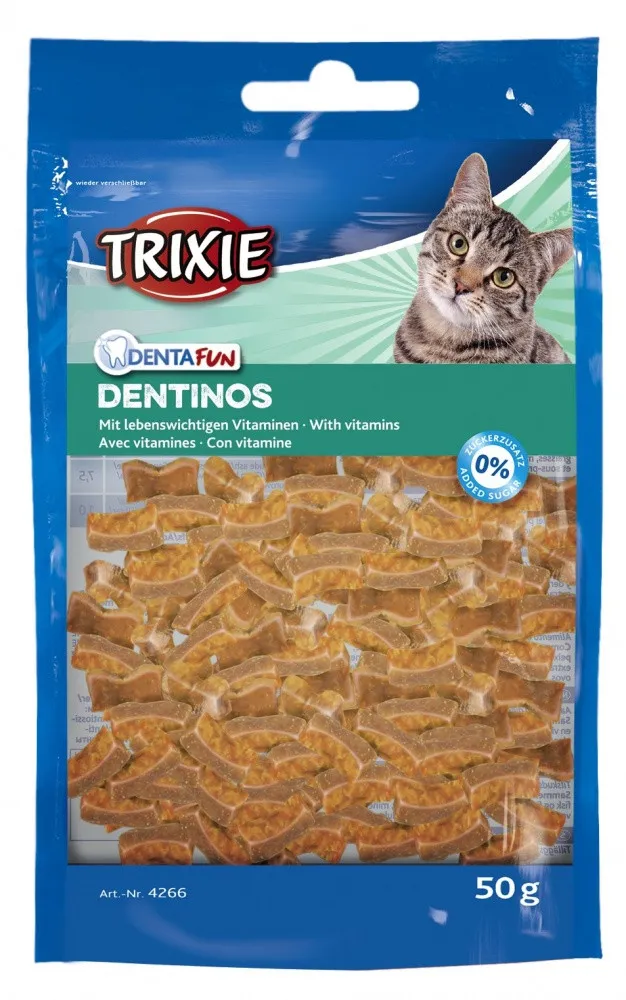 Trixie Denta Fun вітамінізовані ласощі для очистки зубів кішок, 50 г