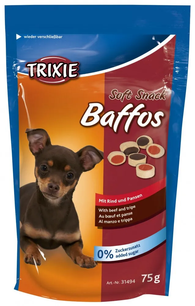 Trixie SoftSnack вітамінізовані ласощі для собак (яловичина/шлунки), 75 г