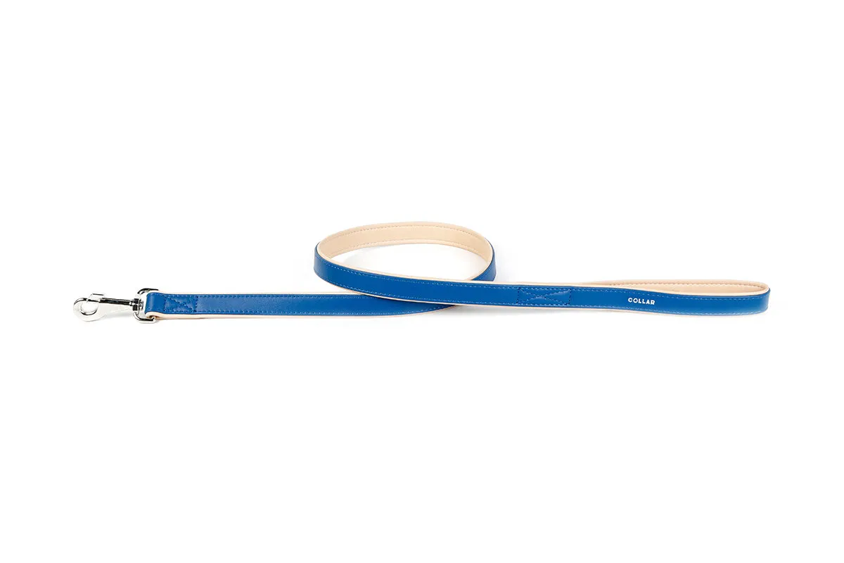 CoLLaR Brilliance повідець без прикрас (синій), W 13 мм, L 122 см