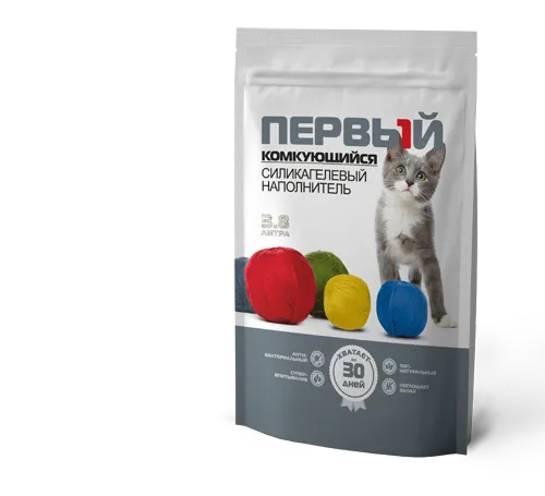 Перший комкуючийся силікагелевий наповнювач, 3,8 см