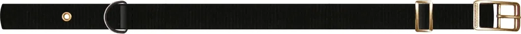 CoLLaR нашийник з нейлону регульований з пряжкою (чорний), W 25 мм, L 33-50 см