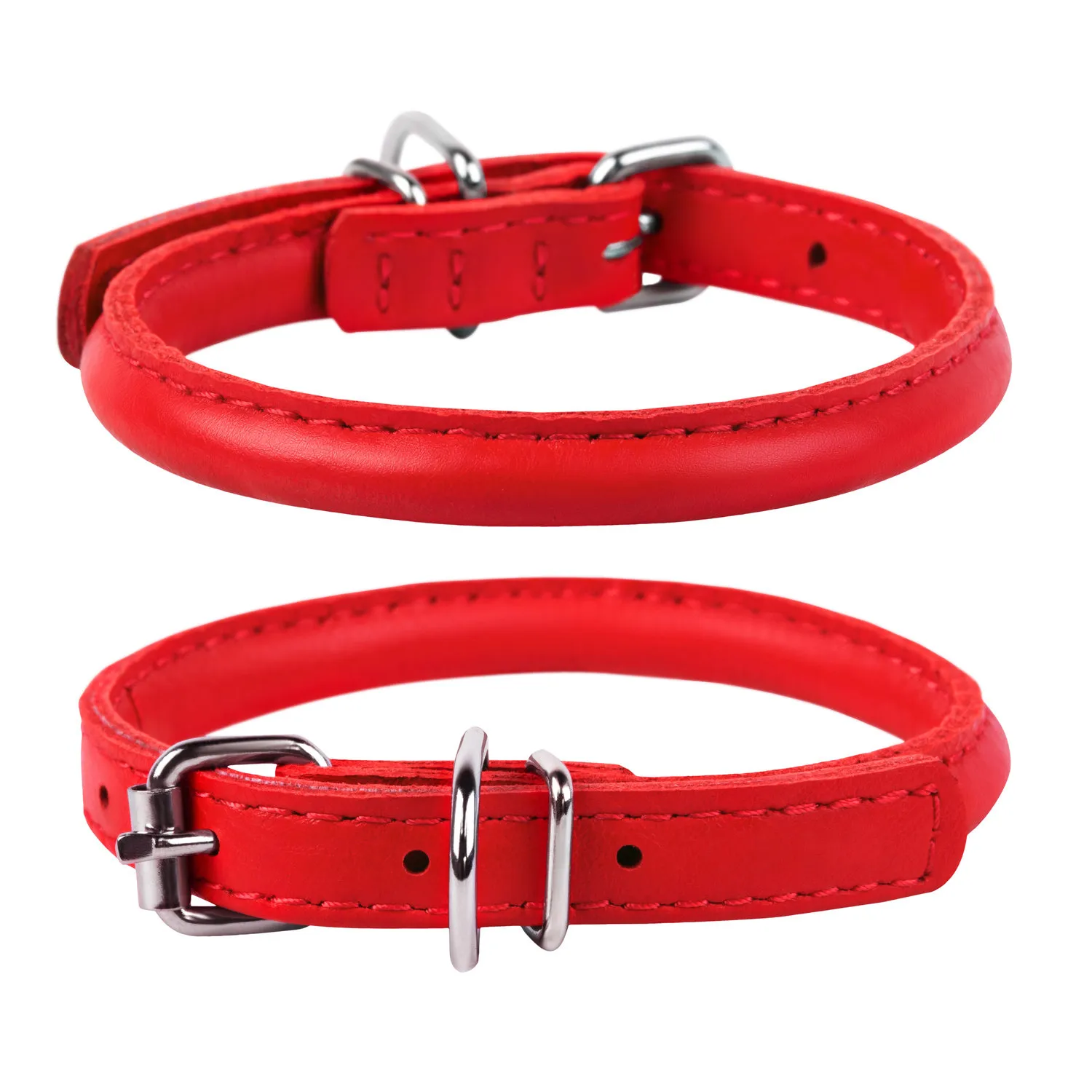 CoLLaR Glamour нашийник без прикрас для котів (червоний), W 9 мм, L 17-20 см
