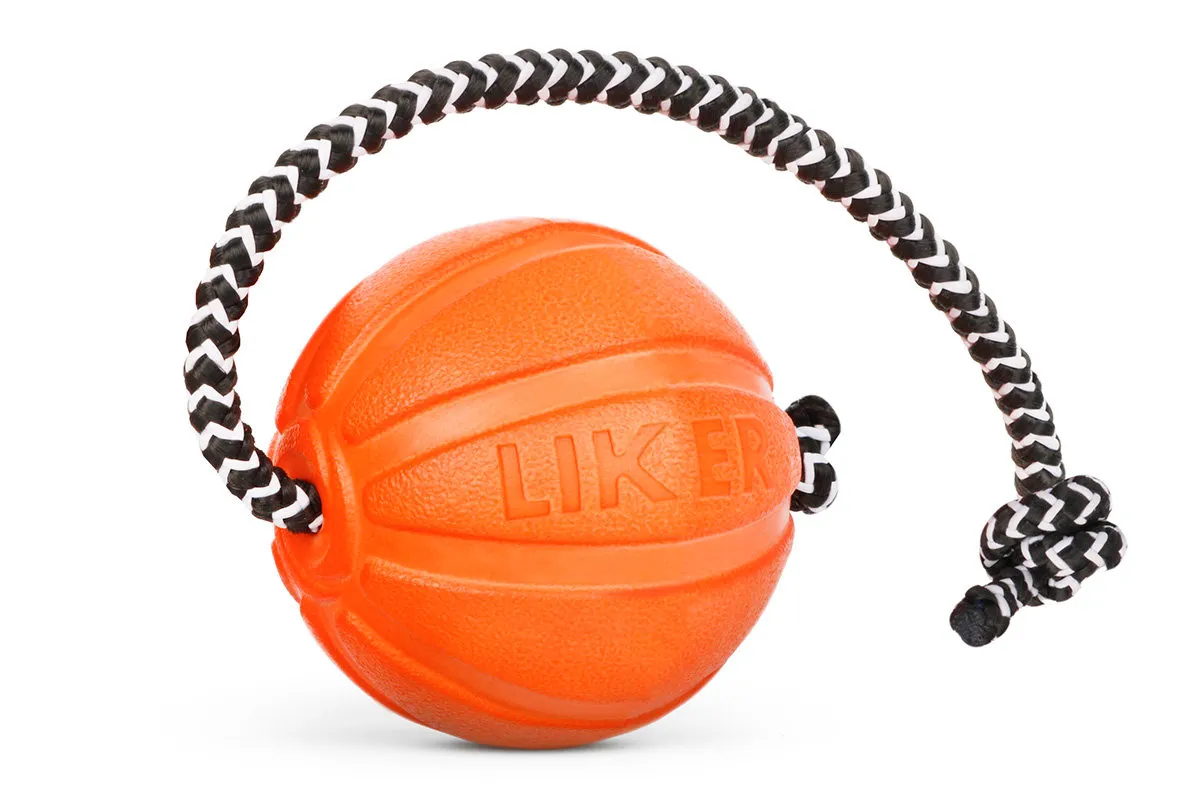 CoLLaR Liker Cord 5 - м'ячик зі шнурком для цуценят і собак дрібних порід, 5 см