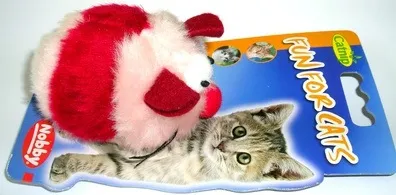 Nobby іграшка для котів "Мишка" завідна (червона), 8 см