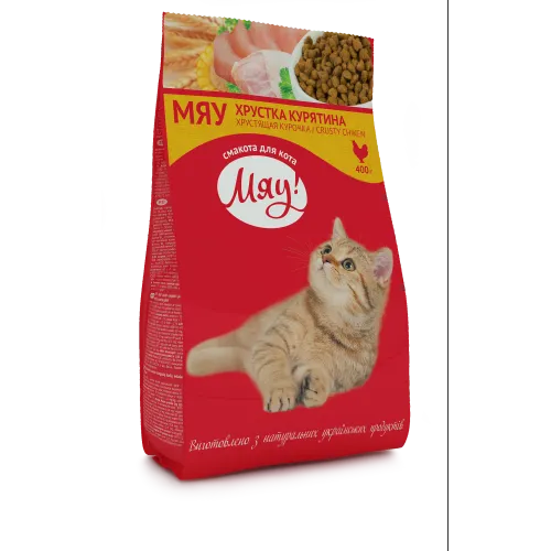 Мяу сухий для котів (курка), 400 г