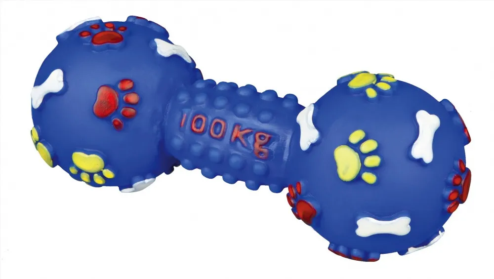 Trixie Dumbbell гантел з пищалкою, вініл, 15 см
