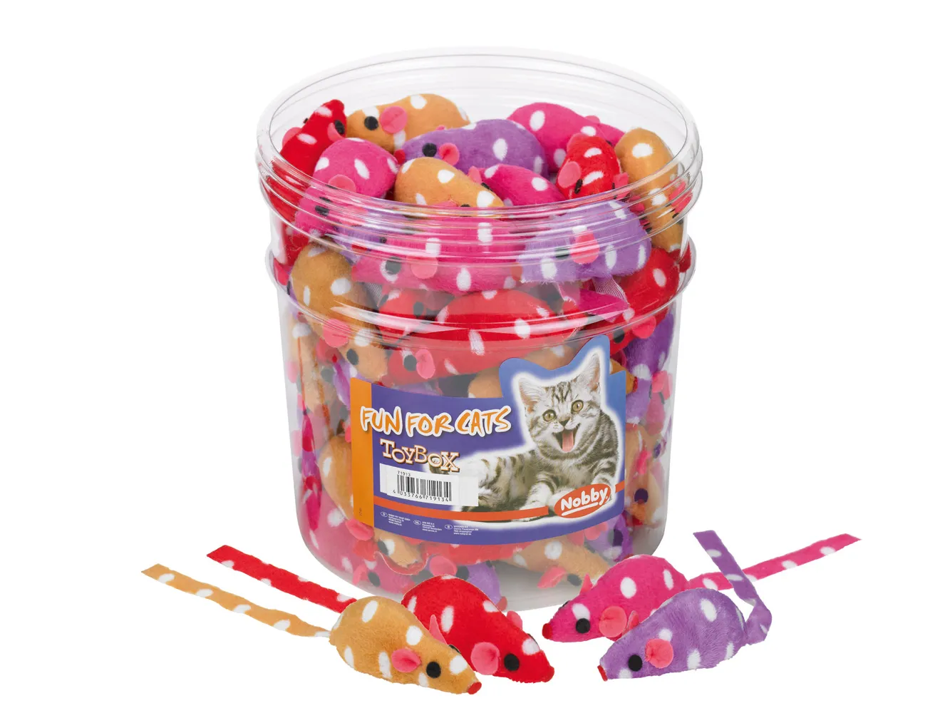 Nobby іграшка для котів "Мишка" тканинна, 7 см