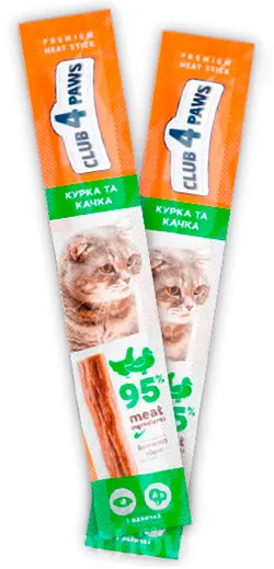К4Л М'ясна паличка курка/качка 5г 1шт