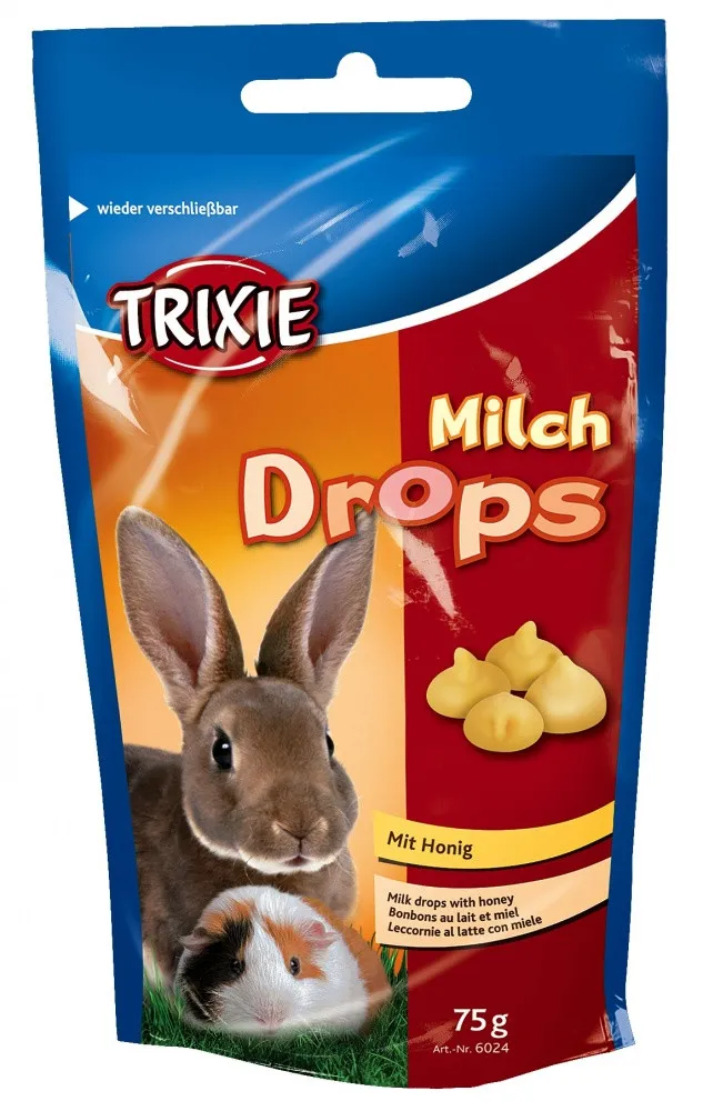 Trixie Milk Drops вітаміни для гризунів (молоко&мед), 75 г