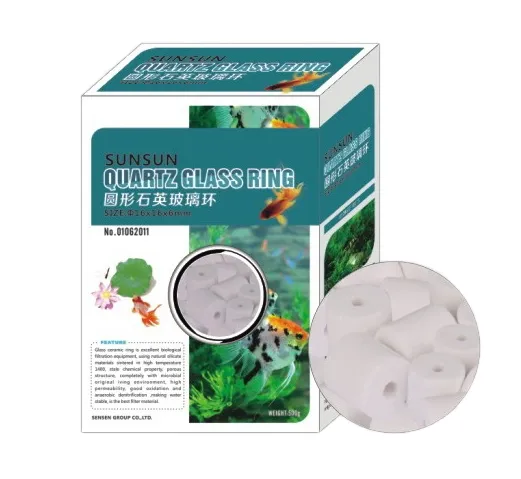 SunSun Quartz Glass Ring наповнювач для фільтру, 500 г