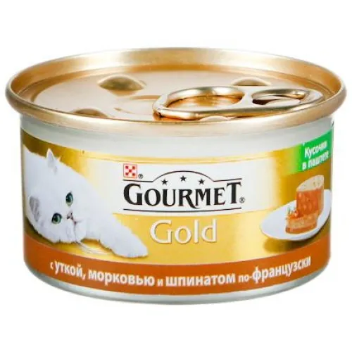 Gourmet Gold паштет жб. (качка&морква&шпинат), 85 г