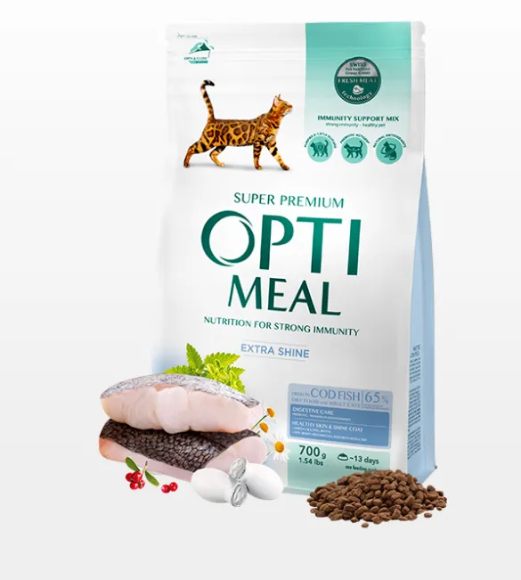 Optimeal+ для котів, тріска 700г